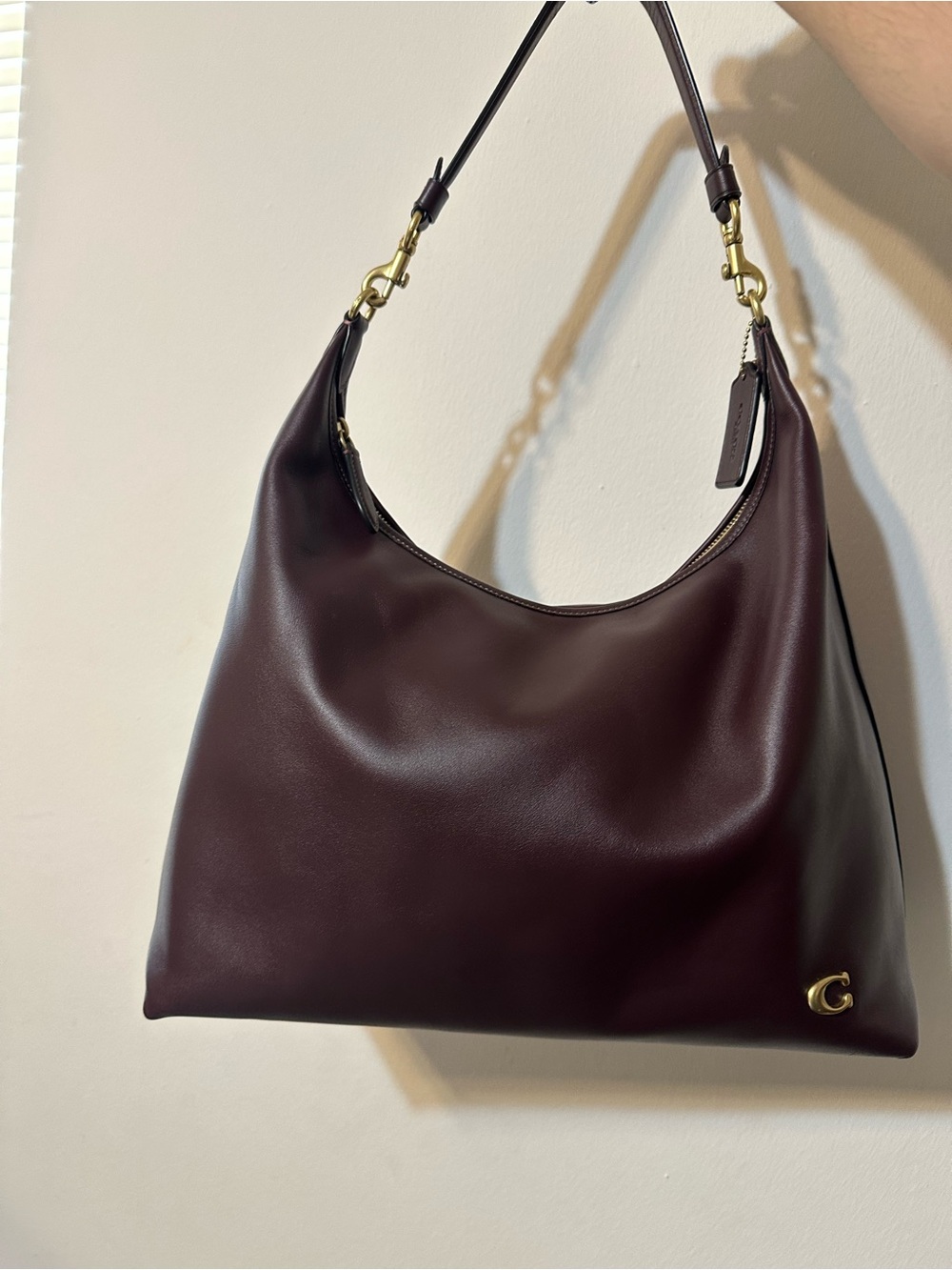 Coach Juliet 38 Shoulder Bag in Black Currant